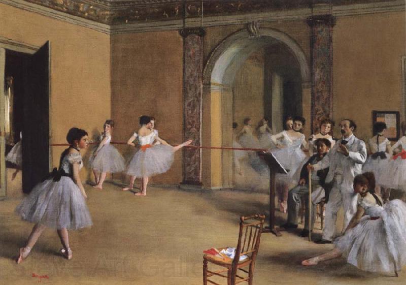 Germain Hilaire Edgard Degas Dance Foyer at the Opera Norge oil painting art